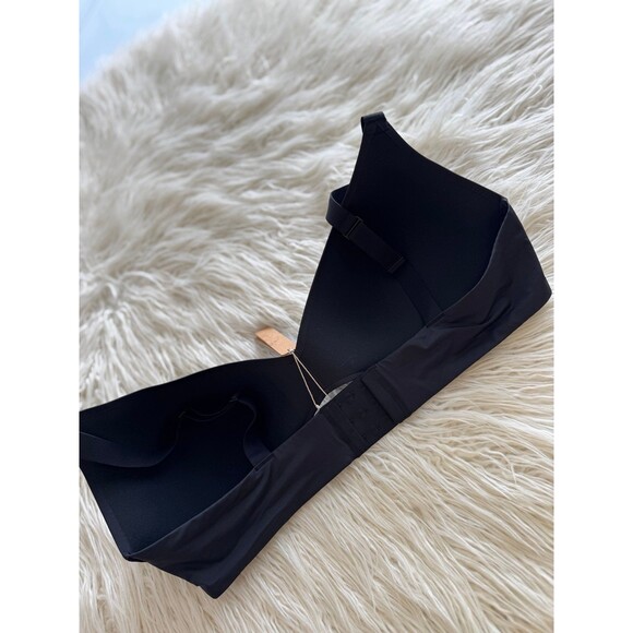 Skims Wireless Form Push Up Plunge Bra Onyx Size 42D - Picture 6 of 8